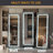 Crystal Crush Diamond LED Full-Length Mirror Wall Mounted Hanging Diamond Mirror Leaning for Living Room Bedroom-1524714343