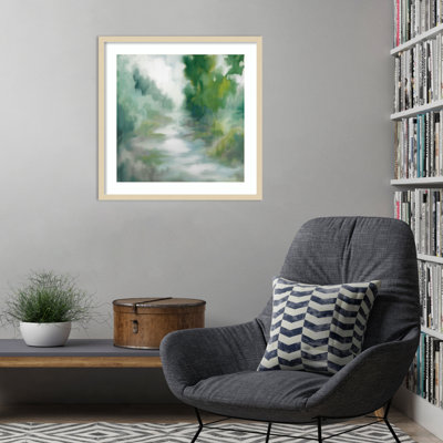 «Tranquil Places» par Jacqueline Ellens, reproduction d'art encadrée sur bois
