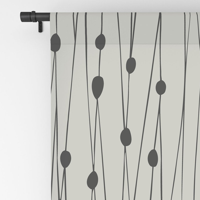 Heather Dutton Entangled Sandstone 1pc Blackout Window Curtain Panel, 50" W x 84" L