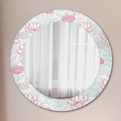Huldar Glass Flat Wall Mirror