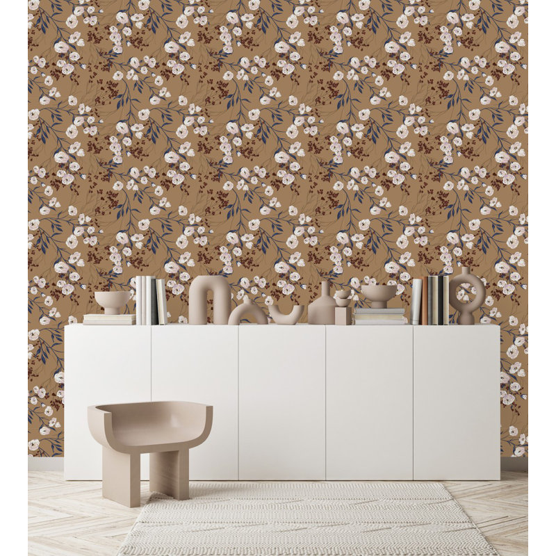 Floral Tile, 2.08' W x 10.42' L