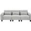 Canapé à accoudoirs arrondis 84,6 po Eibe-1287625845