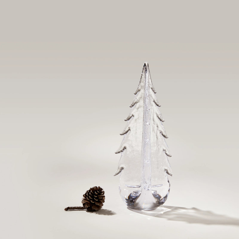 Crackle Evergreen, 14" H x 5.5" W x 5.5" D