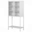 Tall Bookcase, Metal Storage Cabinet,Sideboard, Display Storage Cabinet, Bookcase With Storage-113040106