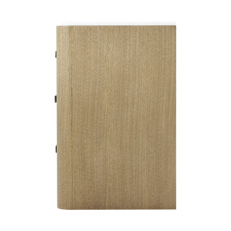 Essence 3 - Drawer Solid Wood Nightstand, Blonde