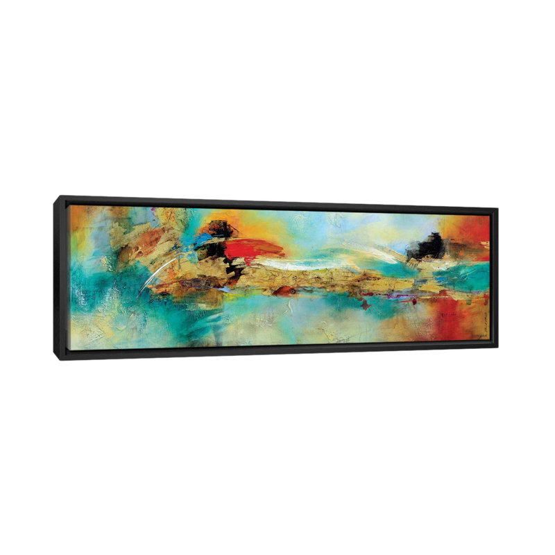 « somnus ii », impression sur toile, H 12 po x l 36 po x P 1,5 po, Toile avec cadre noir