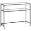Sebero 100cm Glass Top Console Table-347956748