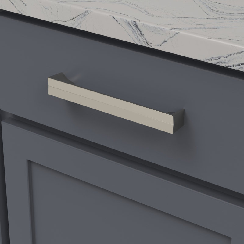 Avenue Collection Pull, Polished Nickel, 7 9/16"