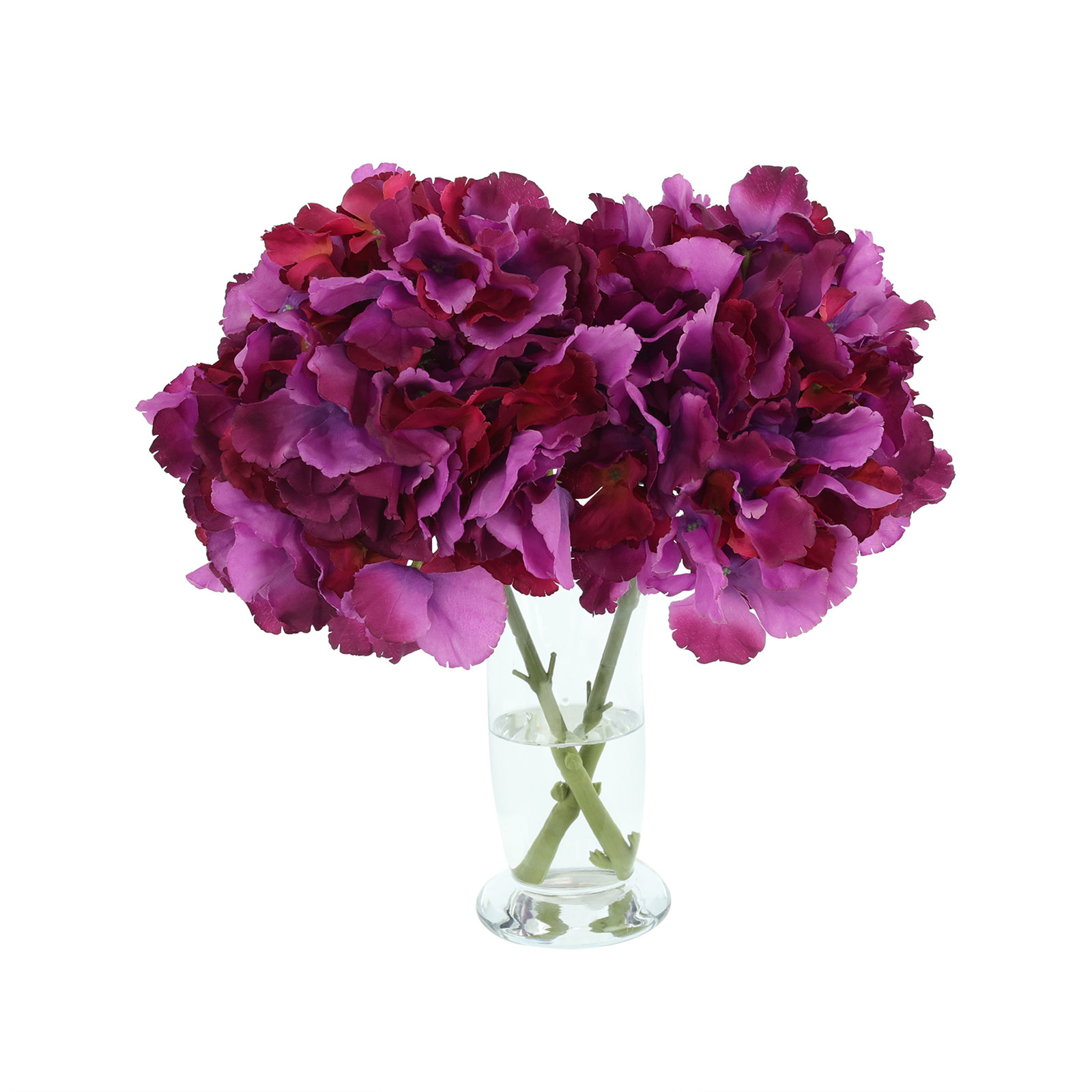 Addison Hydrangea Stems, Magenta