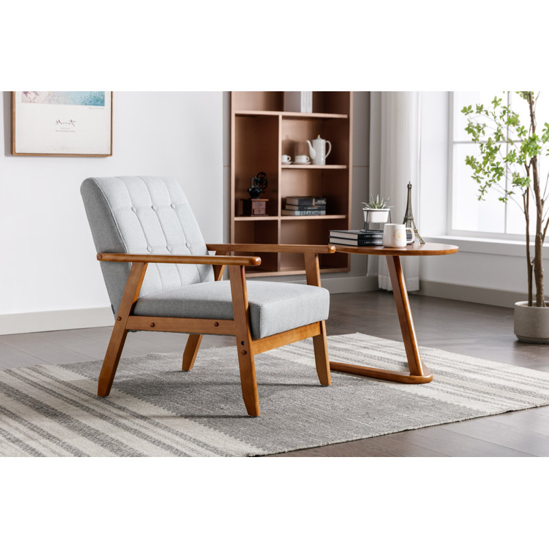 Sandvika Upholstered Armchair, Grey