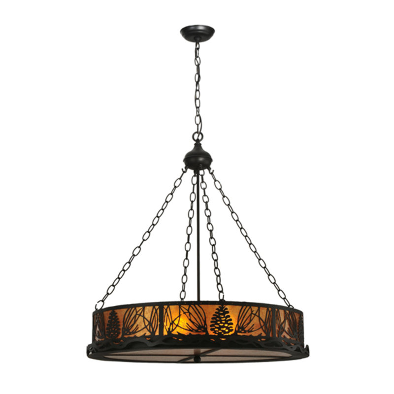 Mountain Pine 8 - Light Chandelier, 39" H x 48" W x 48" D