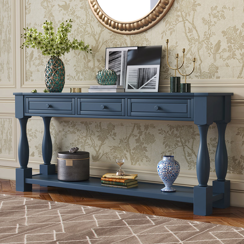 Langworthy Accent Cabinet, Navy Blue