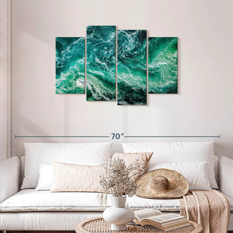 Gillard Sea Meets River, 27" H x 43" W