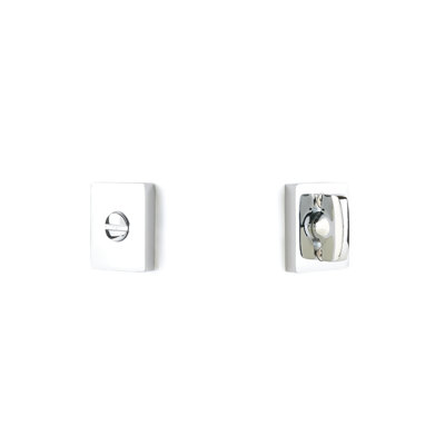 Modern Thumbturn Privacy Lockset Flat Black Finish