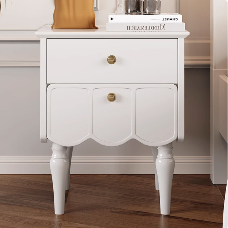 Table de chevet Clouds, Blanc