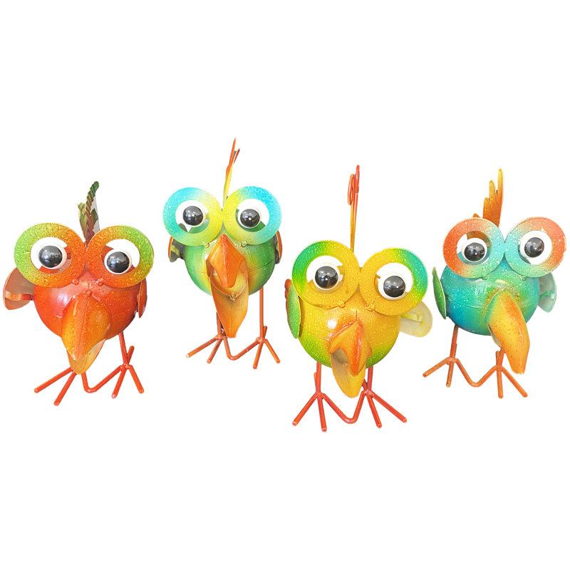 8,25 po oiseaux de la jungle en fer