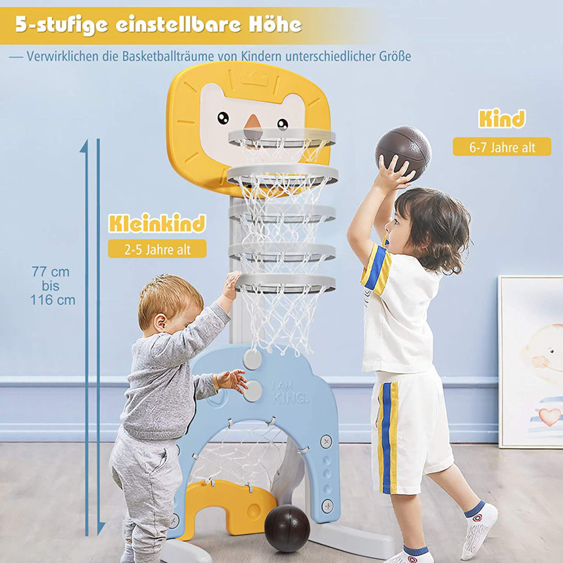 Freeport Park Jeffers Arcade Basketball Set, Yellow
