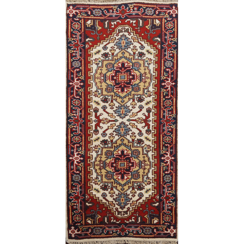 Tapis oriental traditionnel fait à la main en laine 3 x 6