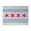 «Wooden Chicago Flag», art mural sur toile