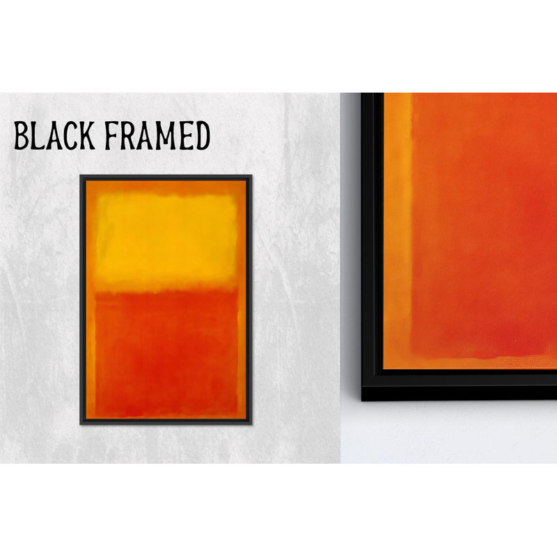Art mural en verre minimaliste abstrait d'Halloween - impression sur toile, 1P, Hauteur : 17,8 pouces x Largeur : 13,8 pouces