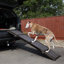 PETMAKER Dog Ramp - Folding Dog Ramp For Car, Truck, SUV, Or RV - Portable Ramps For Pets With Non-Slip Rug Surface - Pet Travel Accessories