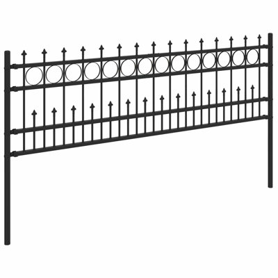 Powder-Coated Steel Fence Panels Included