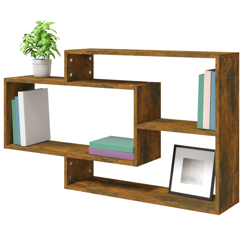 Wall Shelf 104x20x58.5 cm Engineered Wood, Brown