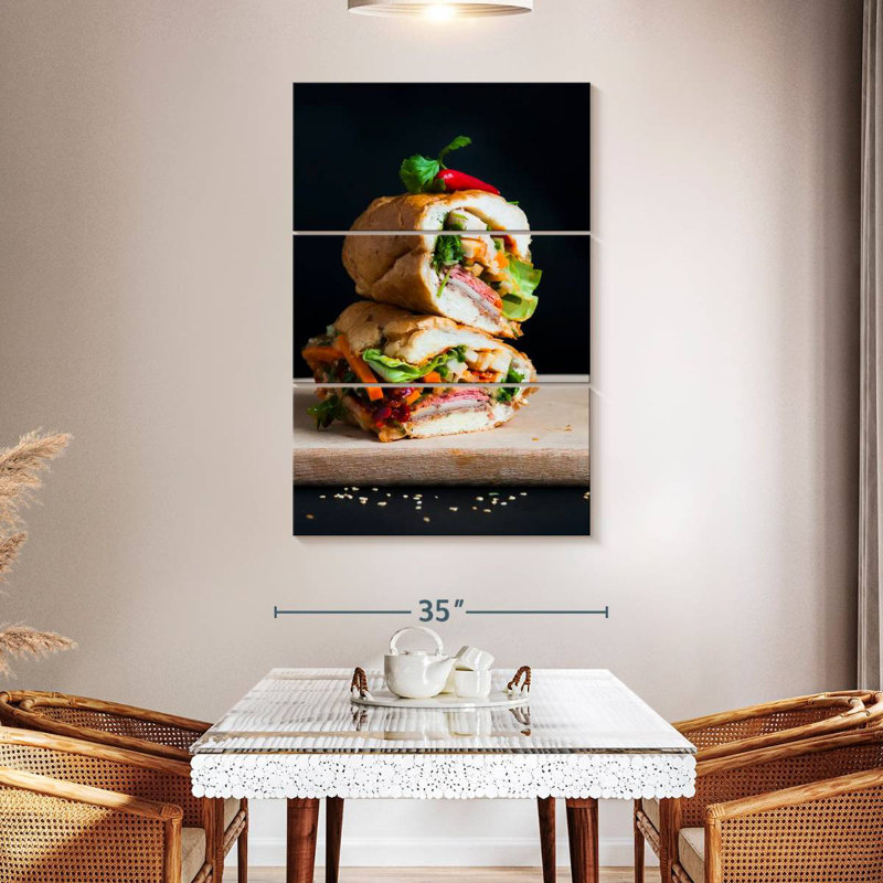 Yarlin Banh Mi Sandwich, H 23 po x l 14 po