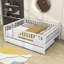 Lit de jour en bois Havund avec lit gigogne simple et garde-corps de clôture-50133392-50133397