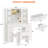Makeup Vanity Desk with Mirror and Lights,7 Drawers, Hair Dryer Holder, Cushioned Stool, Power Outlets and USB for Bedroom,White-46356156