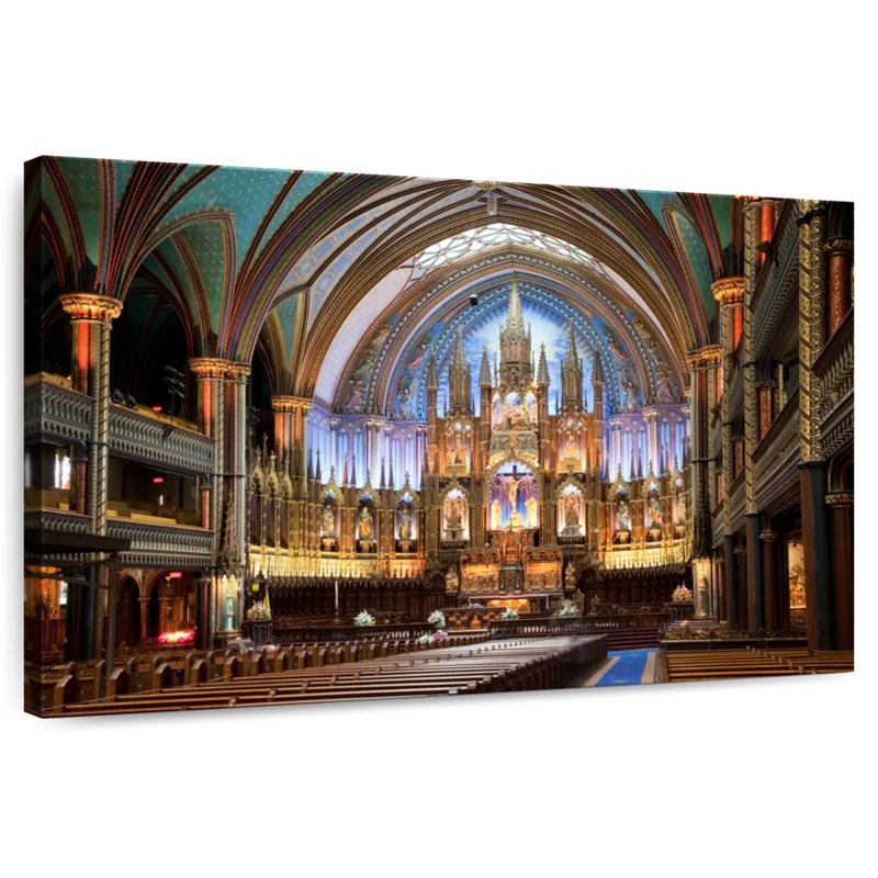 Adella Notre Dame, cathédrale de Montréal, H 8 po x l 12 po