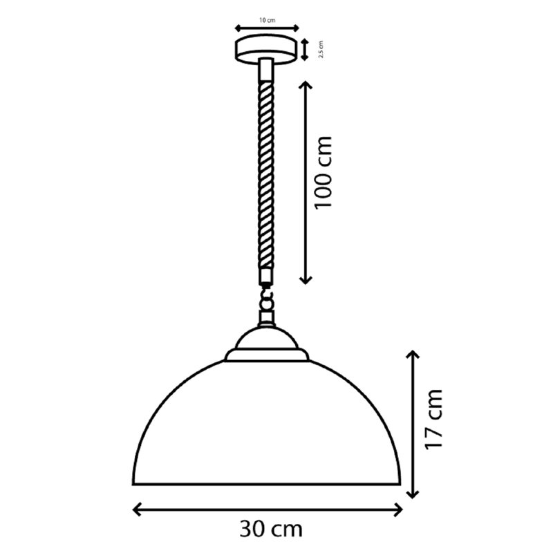 Glidden 1 - Light Single Pendant, Black