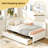 Twin Size Daybed With 2 Storage Drawers Slats Support & Guardrails Sofa Bed-1436688334