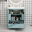 Meuble-lavabo 30 po sans lavabo, base seulement, armoire de salle de bain multifonctionnelle avec portes et tiroir, cadre solide et panneau de fibres à densité moyenne, noir-117032349