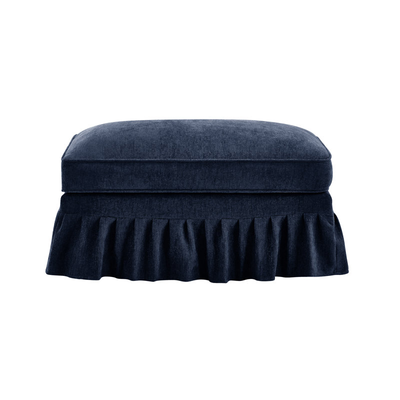 Ottoman Chenille For Sofa, Blue