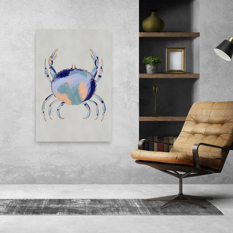 Impression d'art mural côtier moderne serein, 48" H x 32" W