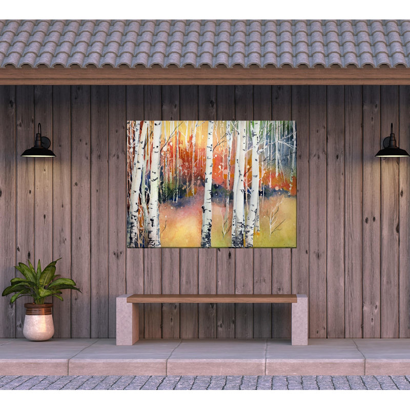 Décoration murale d’extérieur colorado aspens Fritts
