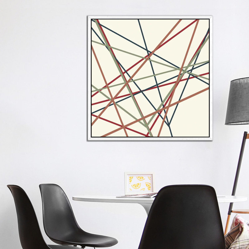 Lined I by Kimberly Allen - Painting on Canvas