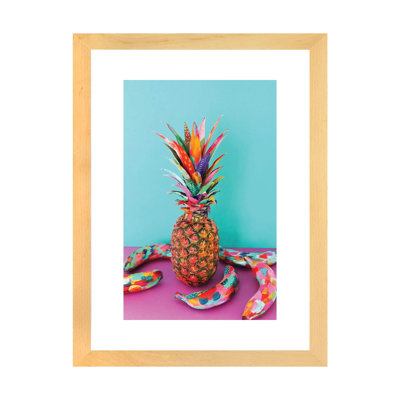 Ananas & bananes par EttaVee-impression d’art graphique