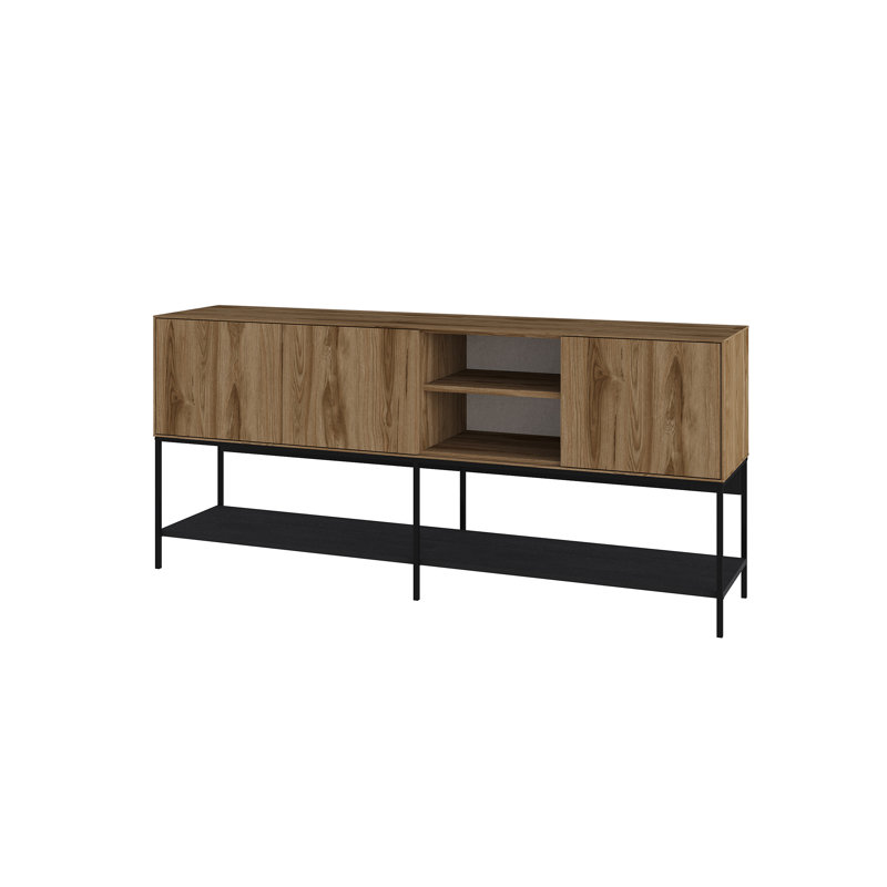180cm Console Table, Whiskey Oak