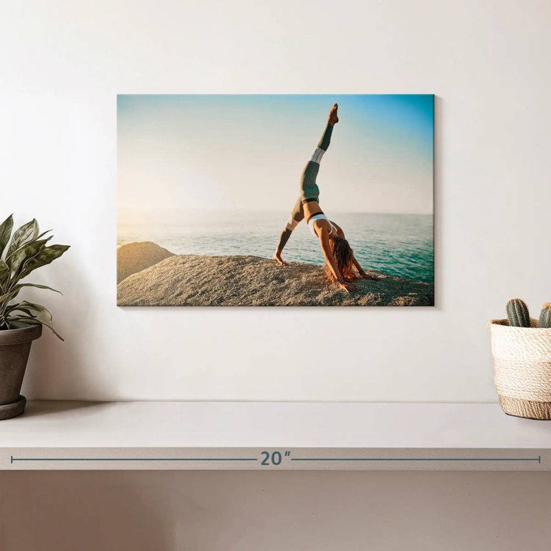 Senne yoga près de la plage, H 8 po x l 12 po