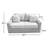 Sommerville 66.9'' Wide Wicker Loveseat with Cushions-999903707