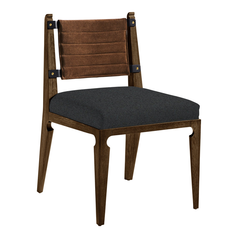 Thom Filicia Home Gifford Side Chair, Havana, Ian Lagoon