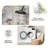1PC Vintage Distressed Abstract Farmhouse Textured area rugs for Living Room, Soft and Comfortable, Suitable for all seasons, easy-to-maintain, machine washable Indoor floor mat, Under Table Farmhouse suitable for dining room, bedroom, entryway,-821607823