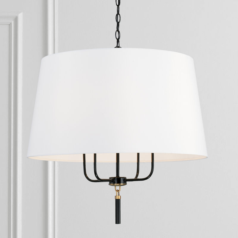 Luminaire suspendu tambour 4 lumières