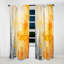 Panneau solaire jaune Clématique Sunlight Collage III - Rideau moderne - Velours obscurcissant - 1 panneau-138426460