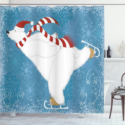 Shower Curtain with Hooks Included