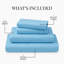 Ensemble de draps en bambou ultra doux - ensemble de 4 pièces - infroissable - feuilles de refroidissement avec poches profondes-612286693-612286670