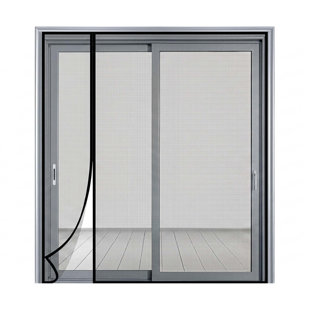 Porte de moustiquaire magnétique en PET, ouverture à gauche, protection contre les insectes, animaux de compagnie, fermeture automatique