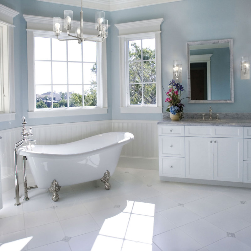 Barines Dimmable Bath Sconce, Brushed Nickel